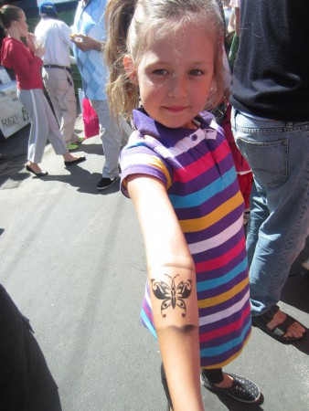 Linnea fick en tatuering istället