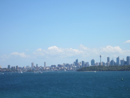 Fina vyer över Sydney från Watson bay