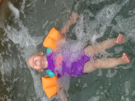 Slappa i bubbelpoolen